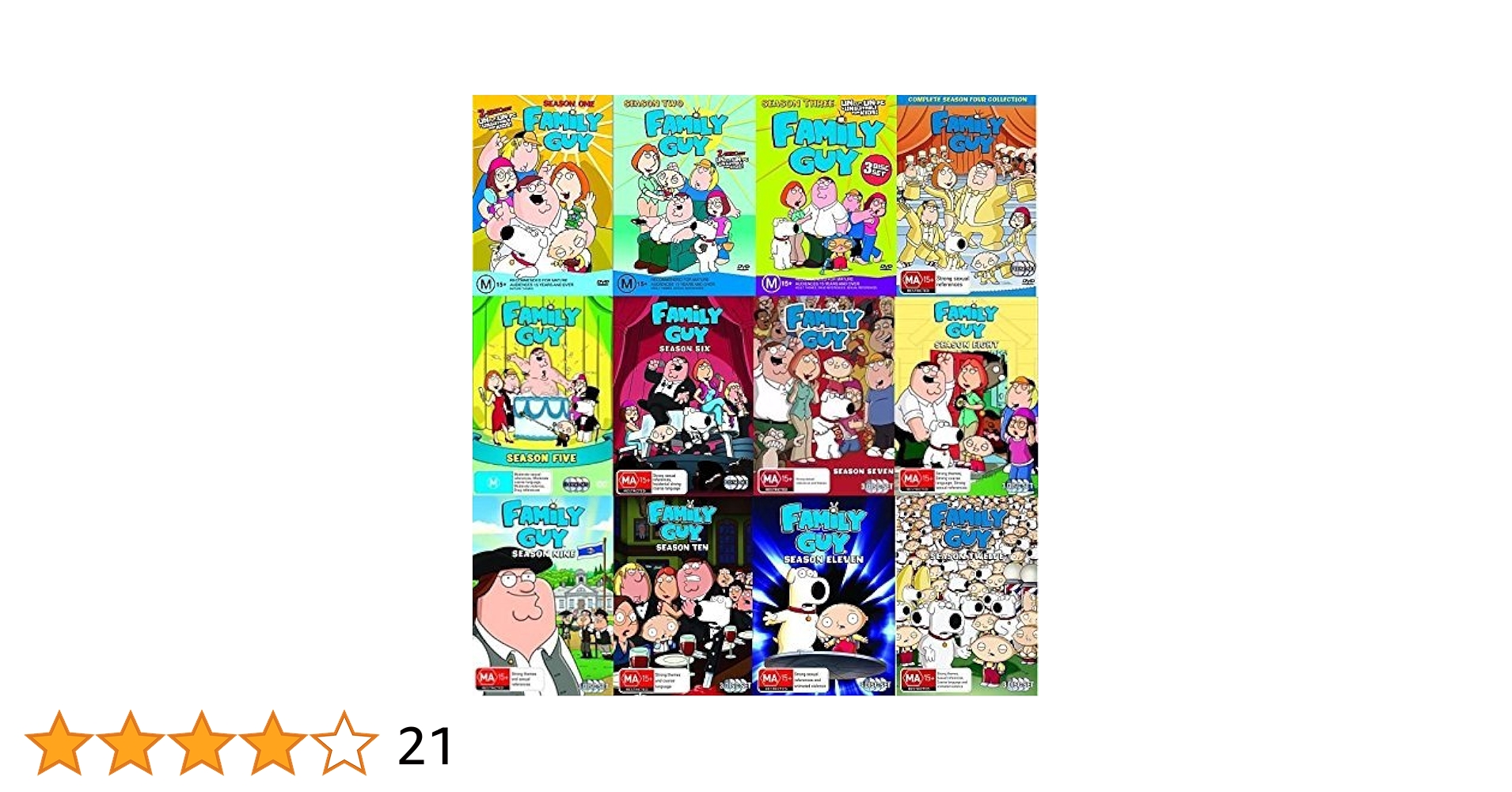 キッズ・ファミリー Family Guy - Seasons 1-12 [DVD] Family Guy Volumes 1-12 Ultimate Complete Collection: Amazon